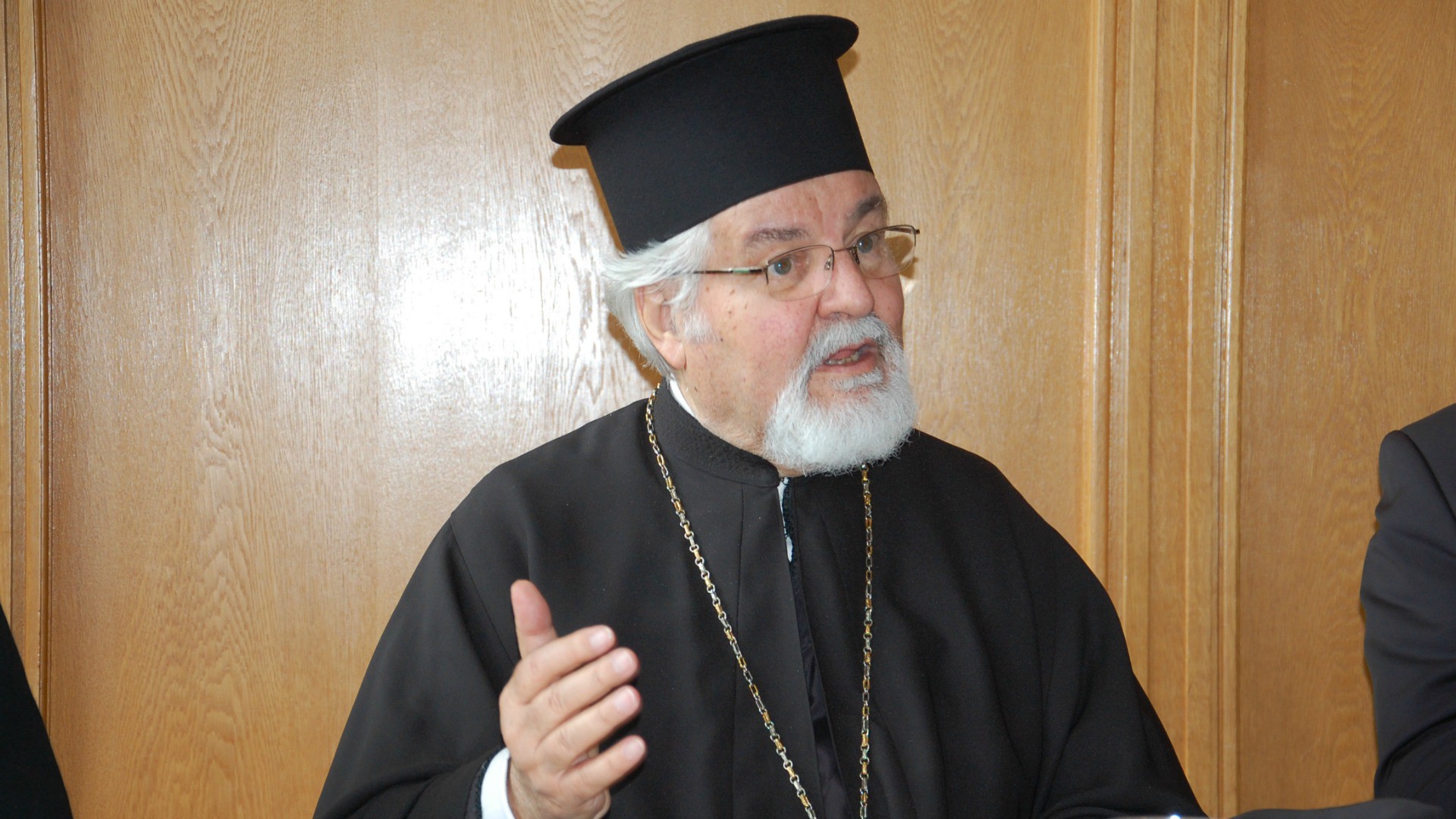 Métropolite Jérémie, directeur du Centre orthodoxe de Chambésy, à Genève  (Photo: Jacques Berset)