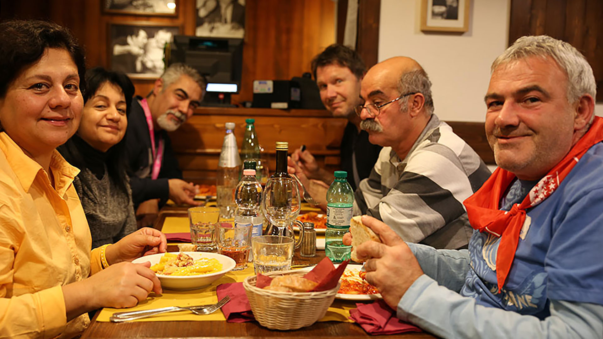A table, dans un restaurant près de la fontaine de Trevi. (Photo: Jean-Brice Willemin)